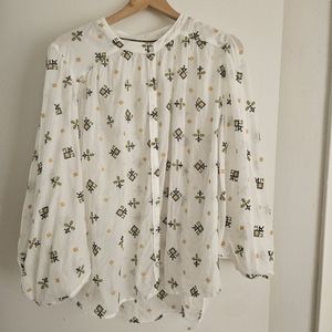 Anthropologie Lisabetta Embroidered Large